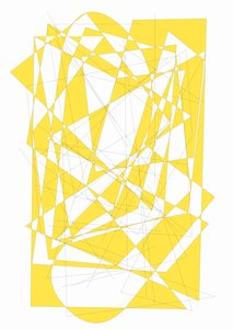 quebrado,2019,(meios mistos) de Alex Caminker