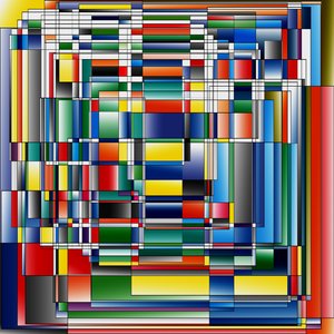 corpúsculos,2019,(gradiente) de Alex Caminker