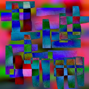 diurno,2019,(meios mistos) de Alex Caminker