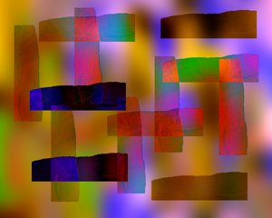 etude #11,2019,(mixed media) de Alex Caminker