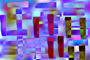 etude #16,2019,(mixed media) de Alex Caminker