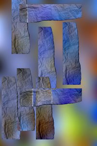 etude #6,2019,(mixed media) de Alex Caminker