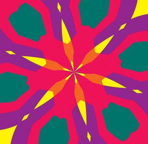 flores #10,2019,(mistura de meios) de Alex Caminker