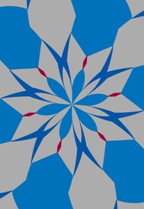 flores #12,2019,(mistura de meios) de Alex Caminker