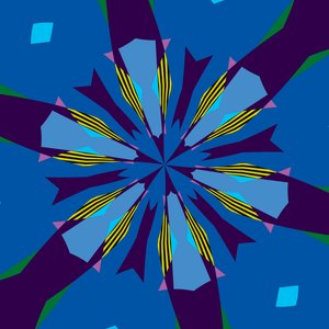 flores #20,2019,(mistura de meios) de Alex Caminker