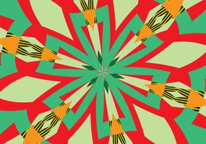 flores #29,2019,(mistura de meios) de Alex Caminker