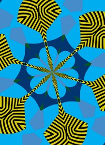 flores #6,2019,(mistura de meios) de Alex Caminker