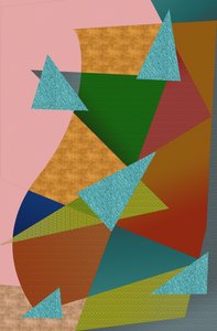paisagem #27,2019,(mixed media) de Alex Caminker
