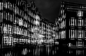 luzes na cidade noturna,2019,(fotografia) de Alex Caminker