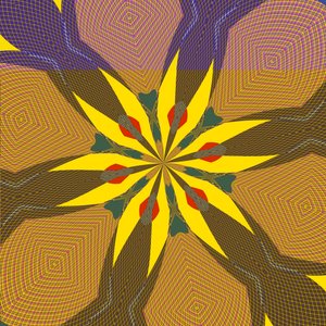lírio e sombra,2019,(meios mistos) de Alex Caminker