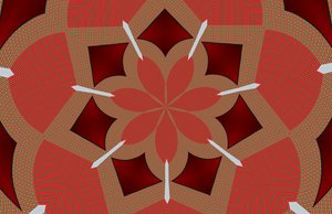 ornamento #20,2019,(mixed media) de Alex Caminker