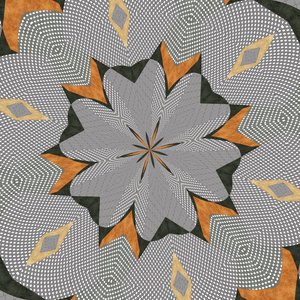 ornamento #70,2019,(mixed media) de Alex Caminker