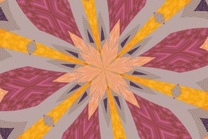 ornamento #73,2019,(mixed media) de Alex Caminker