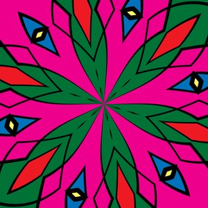 ornamentos #120,(mixed media) de Alex Caminker