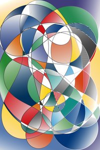 presença de vácuos,2019,(gradiente) de Alex Caminker