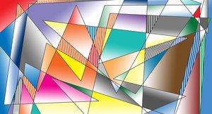 espaço sólido,2019,(gradiente) de Alex Caminker