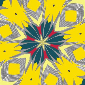 simetria #12,2019,(mixed media) de Alex Caminker