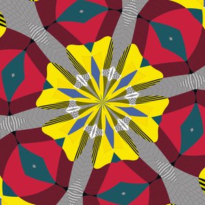 simetria #17,2019,(mixed media) de Alex Caminker