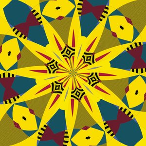 simetria #18,2019,(mixed media) de Alex Caminker