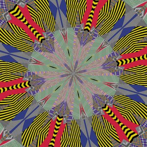 simetria #24,2019,(mixed media) de Alex Caminker