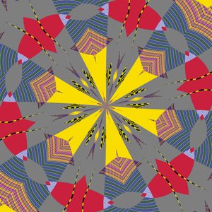 simetria #26,2019,(mixed media) de Alex Caminker