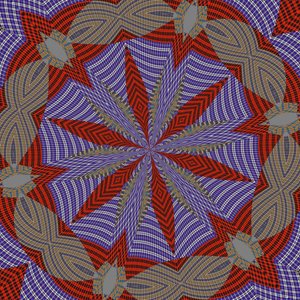 simetria #33,2019,(mixed media) de Alex Caminker