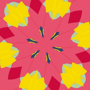 simetria #44,2019,(mixed media) de Alex Caminker