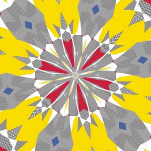 simetria #48,2019,(mixed media) de Alex Caminker
