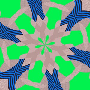 simetria #51,2019,(mixed media) de Alex Caminker