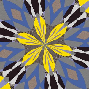 simetria #55,2019,(mixed media) de Alex Caminker