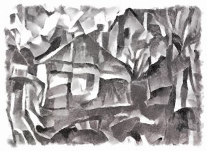 vista (preto)  4,2016, de Alex Caminker