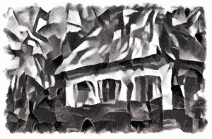 vista (preto)  5,2016, de Alex Caminker