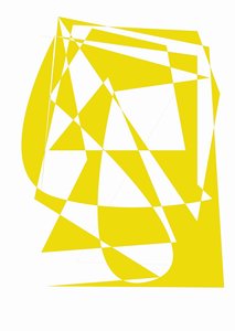 amarelo,2018,(meios mistos) de Alex Caminker