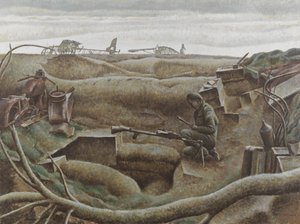Saliente de Nijmegen, dezembro de 1944 (óleo sobre tela)