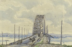 A ponte de Nijmegen, Holanda