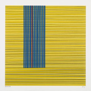 Amarelo, azul e vermelho