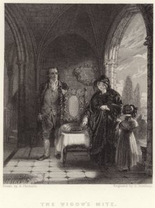 O Ácaro da Viúva (gravura) de Alexander (after) Chisholm