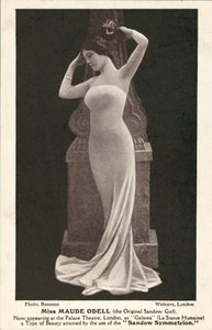 Maude Odell, atriz de teatro americana (foto a p/b)