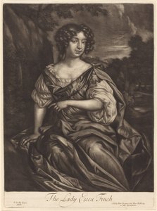 A Lady Essex Finch de Alexander Browne after Sir Peter Lely