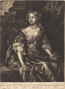 A Honorável Lady Elizabeth Butler, Condessa de Chesterfield de Alexander Browne after Sir Peter Lely