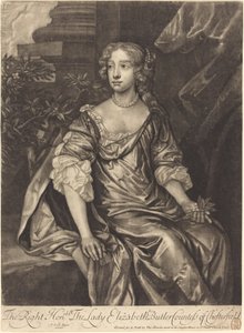 A Honorável Lady Elizabeth Butler, Condessa de Chesterfield de Alexander Browne after Sir Peter Lely