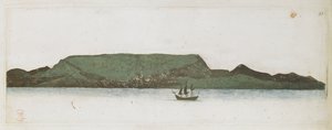Acrescentar MS 15507 f.13 Endeavour, ao largo da costa de Tierra del Fuego