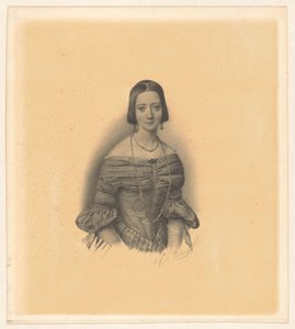 Retrato de Antoinette Marie Henriette Jeanne Reigersman, esposa de Jonkheer Sr. Pieter van den Brandeler de Alexander Cesar August Valois (signed by artist)