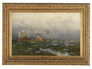 Sol após a Tempestade (óleo sobre tela)