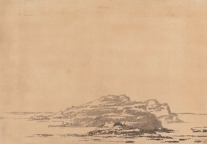 Paisagem fantástica de Alexander Cozens