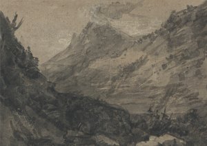 Paisagem montanhosa de Alexander Cozens