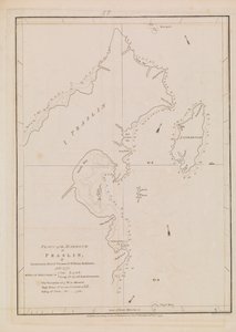 Planta do porto de Praslin, finais do século XVIII e início do século XIX (papel)