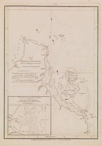 Planta do porto das Seychelles, finais do século XVIII e princípios do século XIX (papel)
