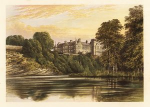 Castelo de Brechin, Angus, Escócia. ,1880 (gravura) de Alexander Francis (after) Lydon