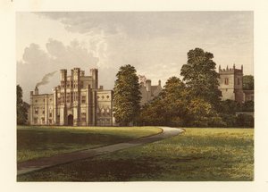Coughton Court, Warwickshire, Inglaterra. de Alexander Francis (after) Lydon